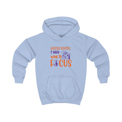 Hocus Pocus, I Need Wine To Focus Kids Hoodie