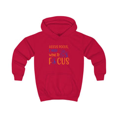 Hocus Pocus, I Need Wine To Focus Kids Hoodie