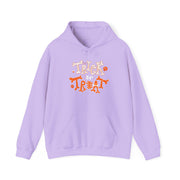 Trick or Treat unisex Heavy Hooded Sweatshirt