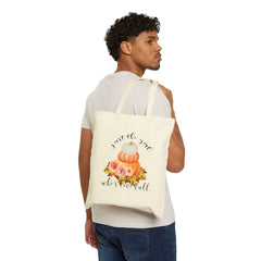 Fall cotton Canvas Tote Bag