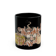 Fall black Mug 11oz