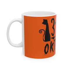 31st Oktober Orange Ceramic Mug, 11oz