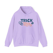 Trick or Treat unisex Heavy Hooded Sweatshirt