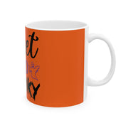 Sweet and spooky orange ceramic Mug, 11oz