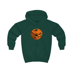 minecraft pumpkin halloween Kids Hoodie