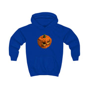 minecraft pumpkin halloween Kids Hoodie