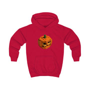 minecraft pumpkin halloween Kids Hoodie