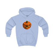 minecraft pumpkin halloween Kids Hoodie