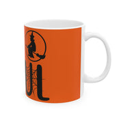 Boo tiful orange ceramic Mug, 11oz