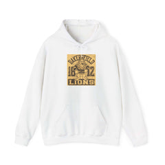 Football Lion unisex Heavy Hoodie Sweatshirt