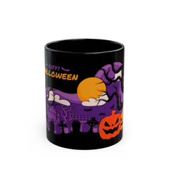 Happy Halloween black Mug 11oz