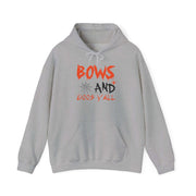 Bows and Boos y’all Halloween Theme Hoodie