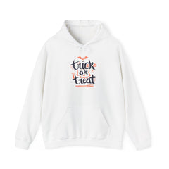 Trick or Treat unisex Heavy Hooded Sweatshirt