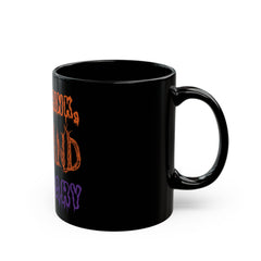 Eat, drink, and be scary black Mug 11oz