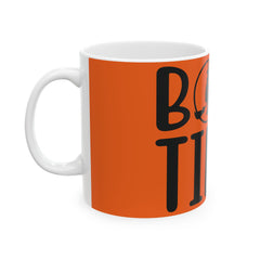 Boo tiful orange ceramic Mug, 11oz