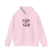 Trick or Treat unisex Heavy Hooded Sweatshirt