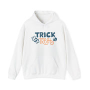 Trick or Treat unisex Heavy Hooded Sweatshirt