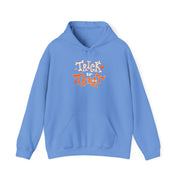 Trick or Treat unisex Heavy Hooded Sweatshirt