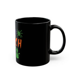 Resting witch face black Mug 11oz