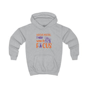 Hocus Pocus, I Need Wine To Focus Kids Hoodie