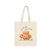 Fall cotton Canvas Tote Bag