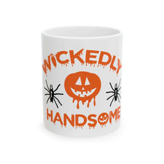 WICKEDLY HANDSOME Ceramic Mug, 11oz