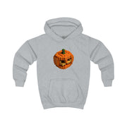 minecraft pumpkin halloween Kids Hoodie