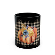 Fall black Mug 11oz