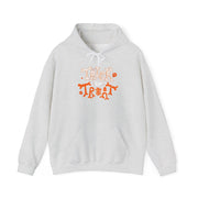 Trick or Treat unisex Heavy Hooded Sweatshirt