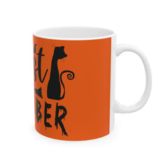 31st Oktober Orange Ceramic Mug, 11oz