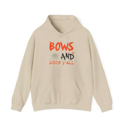 Bows and Boos y’all Halloween Theme Hoodie