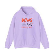 Bows and Boos y’all Halloween Theme Hoodie